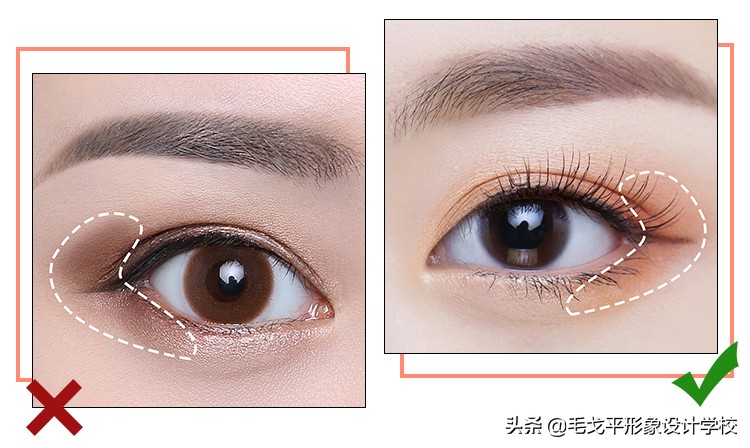 肿眼泡适合的眼妆赶紧学起来,肿眼泡眼影教程双眼皮