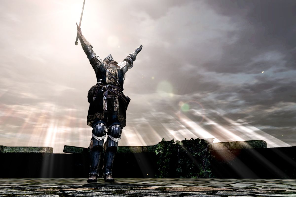 黑魂系列各种梗,不死人没有膝盖