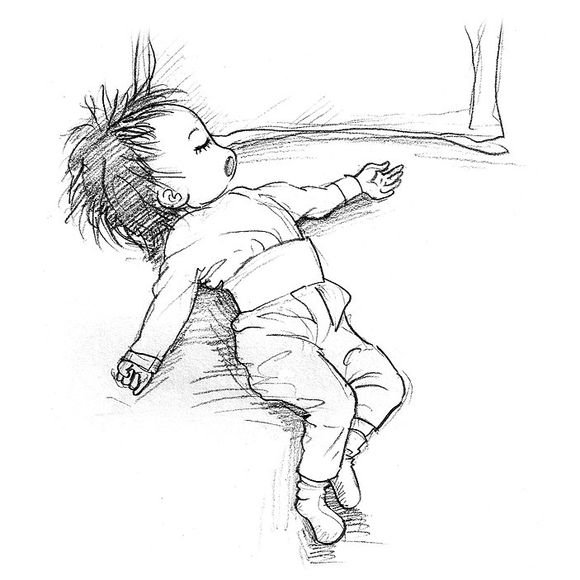 「可还记得」木朵儿爸爸给女儿画过的百睡图