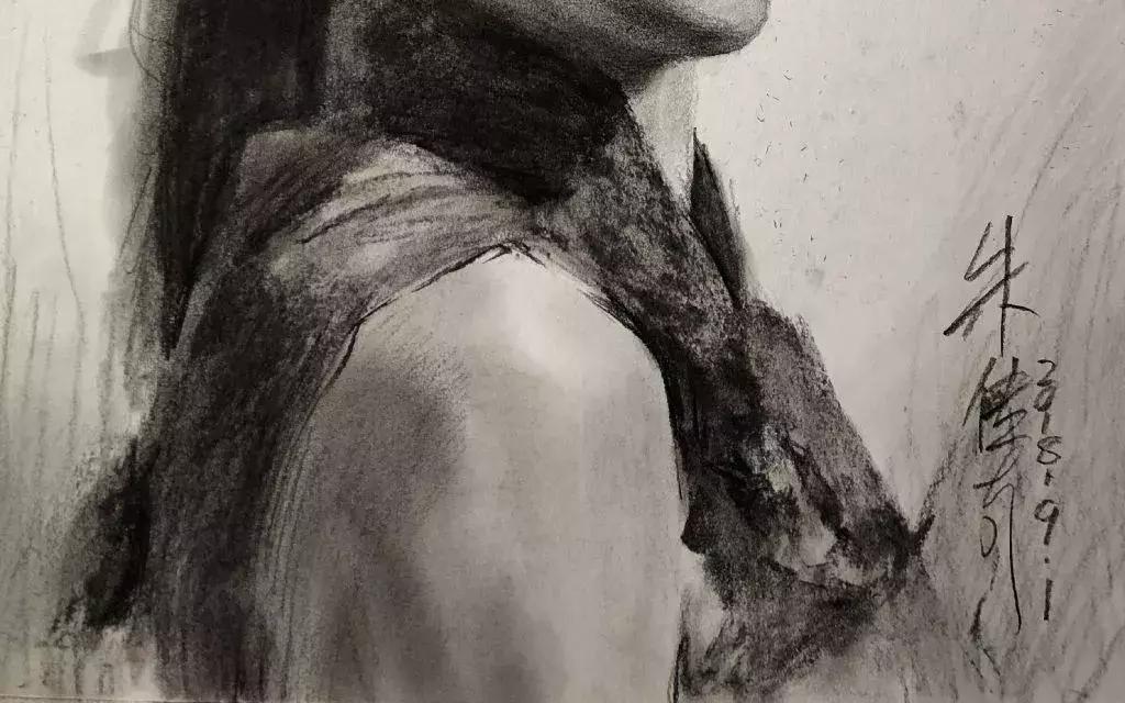 央美状元朱传奇素描,央美朱传奇