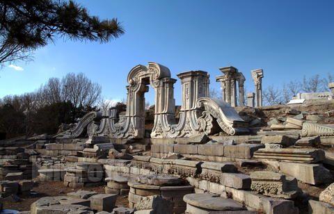 圆明园从以前到现在的视频,圆明园昔日的辉煌和如今的模样