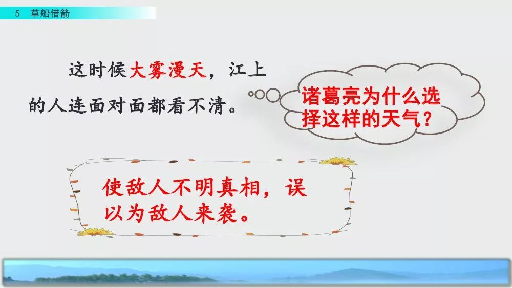 部编版五年级下册第5课《草船借箭》图文讲解+知识点梳理