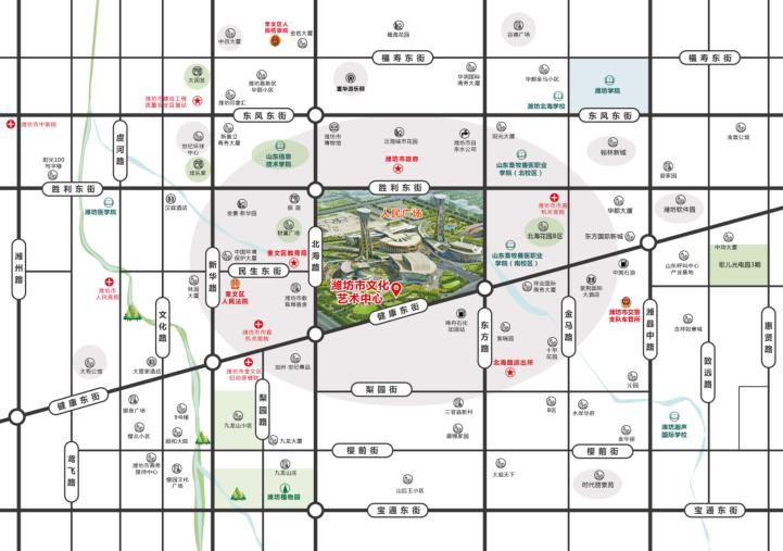 潍坊城市更新最新规划,潍坊地标最新规划