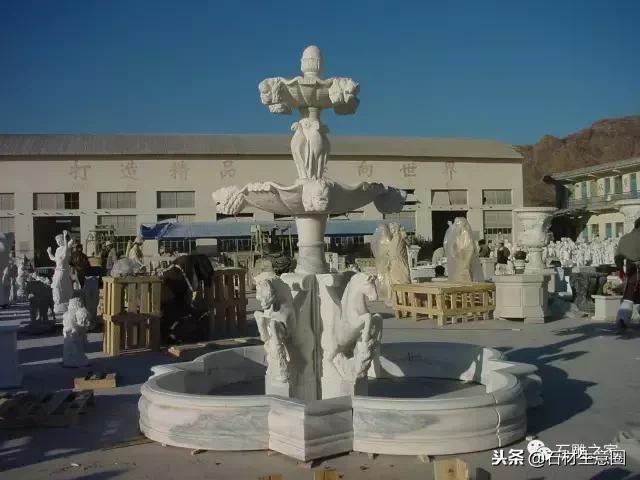 最漂亮的喷泉石雕,精品石雕喷泉花钵设计