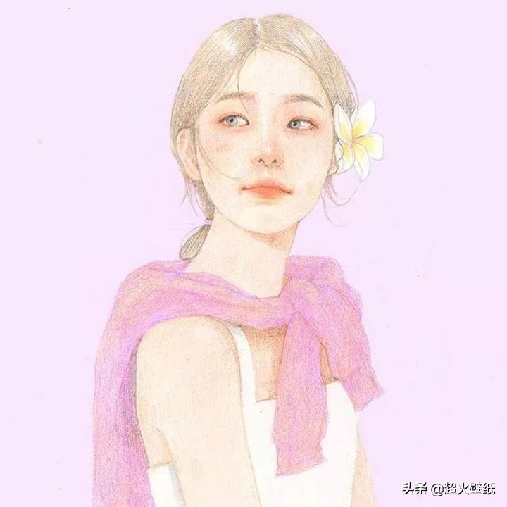 韩国高颜值小姐姐学了6年的绘画,却治愈了全网18万粉丝