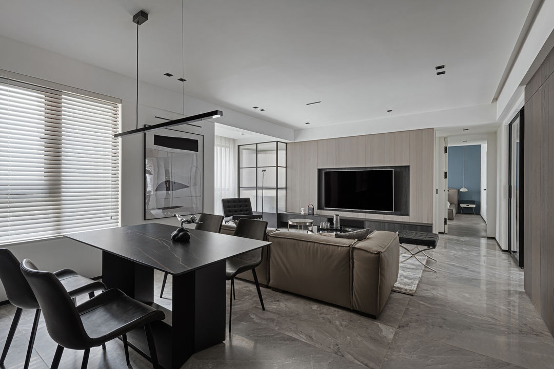 120平现代新中式设计越住越喜欢,大户型120平装修朴素舒适