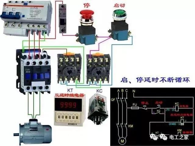 电表脱扣器和断路器接线图,abb断路器接电表接线图