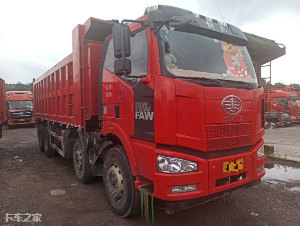 能去工地的车,新款解放j6自卸车图片