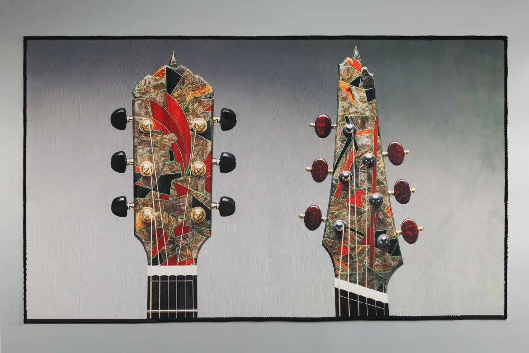 吉他圆形地毯,吉他款地毯