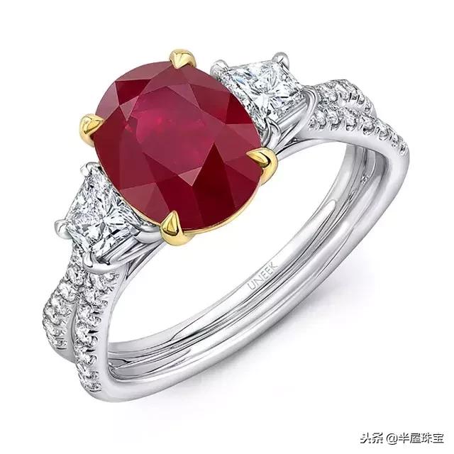 红宝石戒指款式图片,红宝石戒指颜色最好的品牌