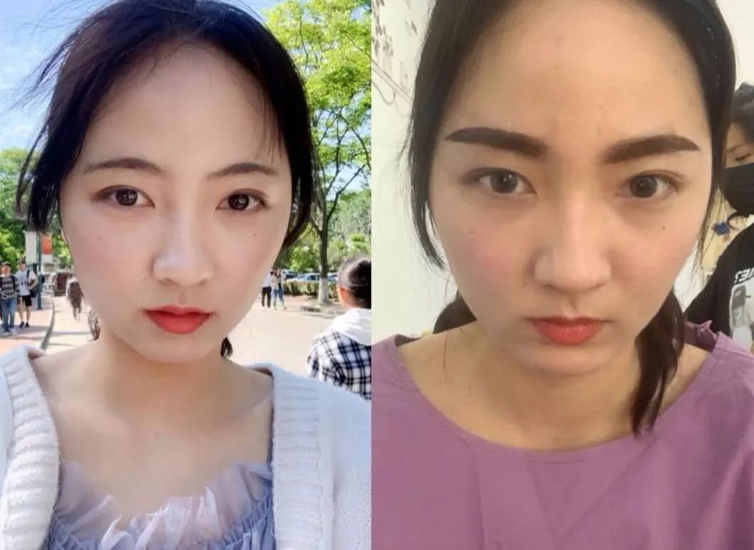 景甜眉毛属于什么眉形,景甜粗眉跟细眉的区别