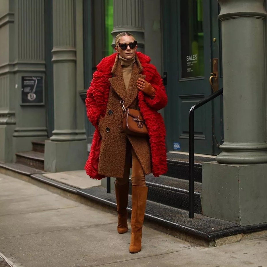 新中式红色日常穿搭,拒绝俗套的穿搭