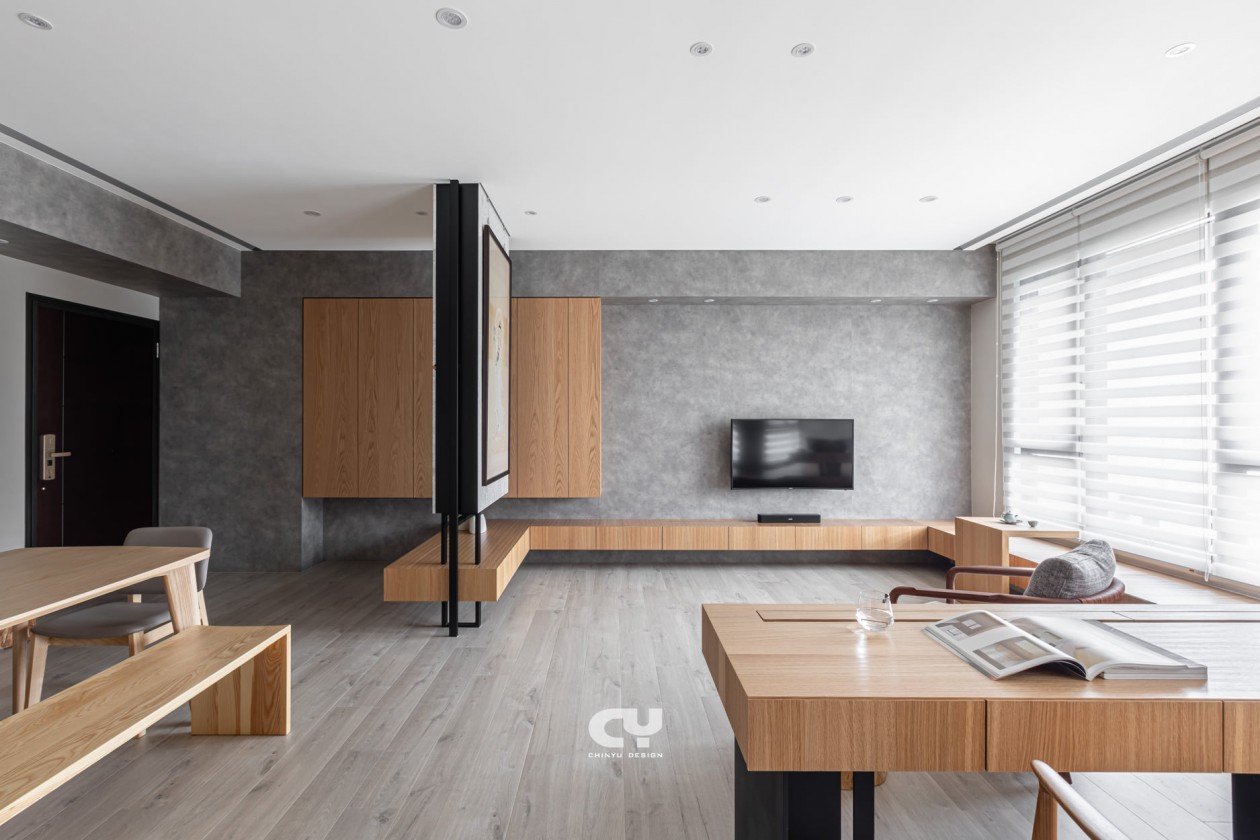 全屋原木定制中式家具,原木新中式日式格调家具