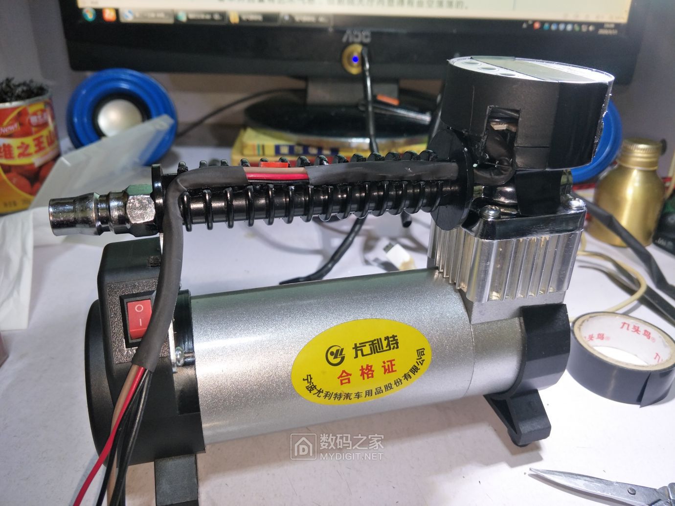 尤利特车载充气泵拆解视频,拆解尤利特