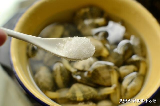 洗花蛤为啥加盐,洗花蛤放醋