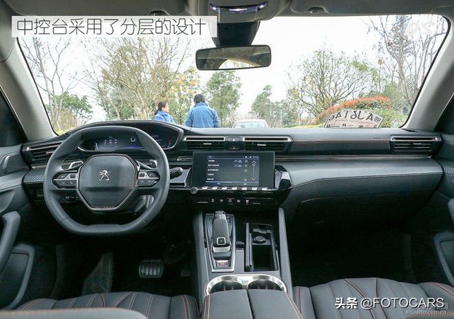 试驾新一代东风标致508l,试驾标致5081.6t先锋版