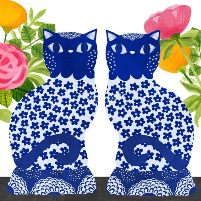 姑娘1天画1只猫坚持了100天 (坚持画猫100天的姑娘太有才了)