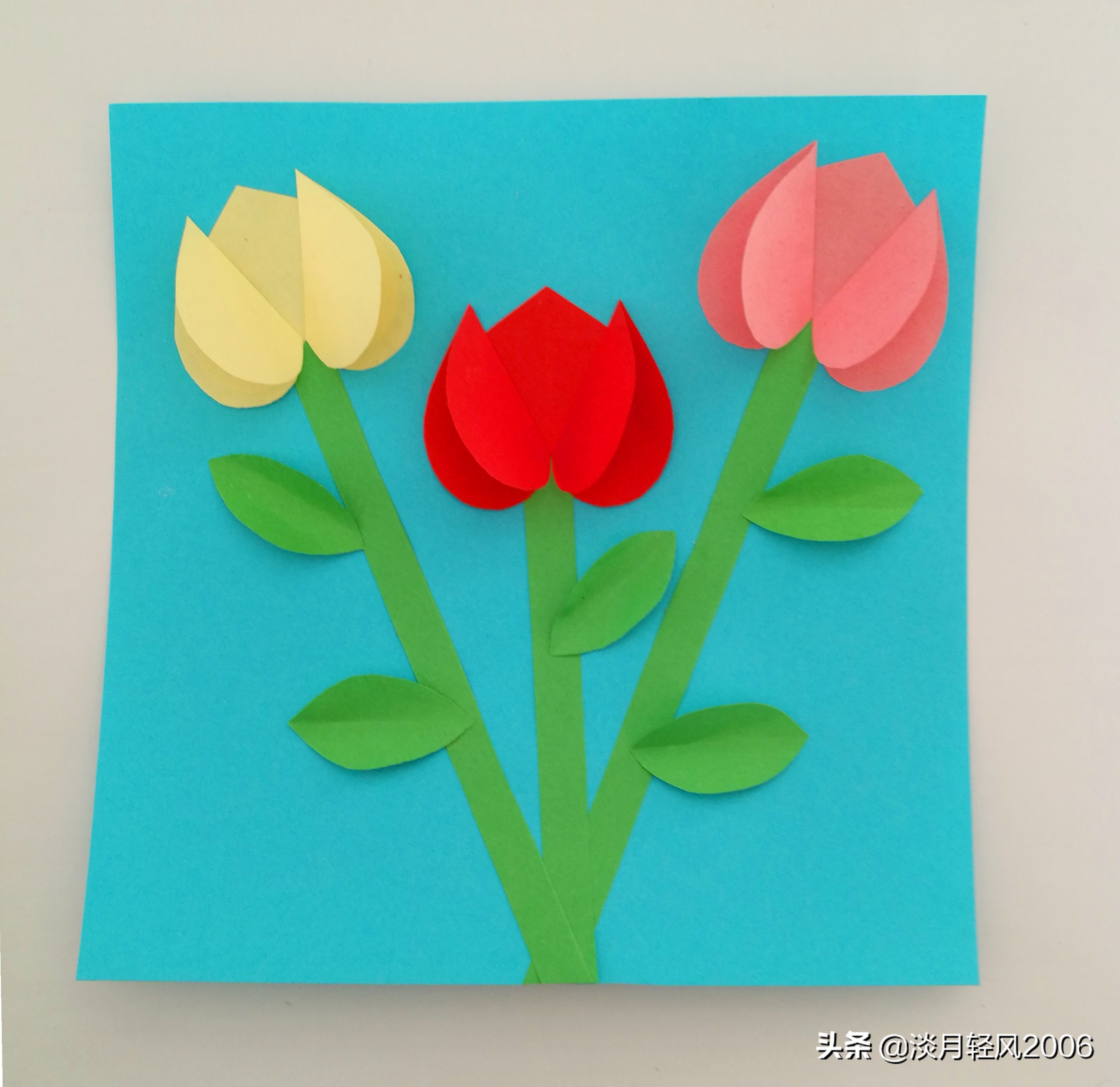 手工教程幼儿园最简单的手工贴画,最简单幼儿手工贴画