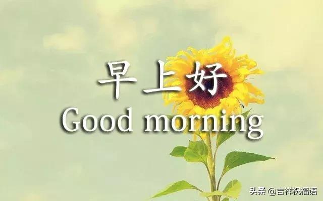 早上好祝福语正能量励志的话,早上好简单好看的早安祝福语