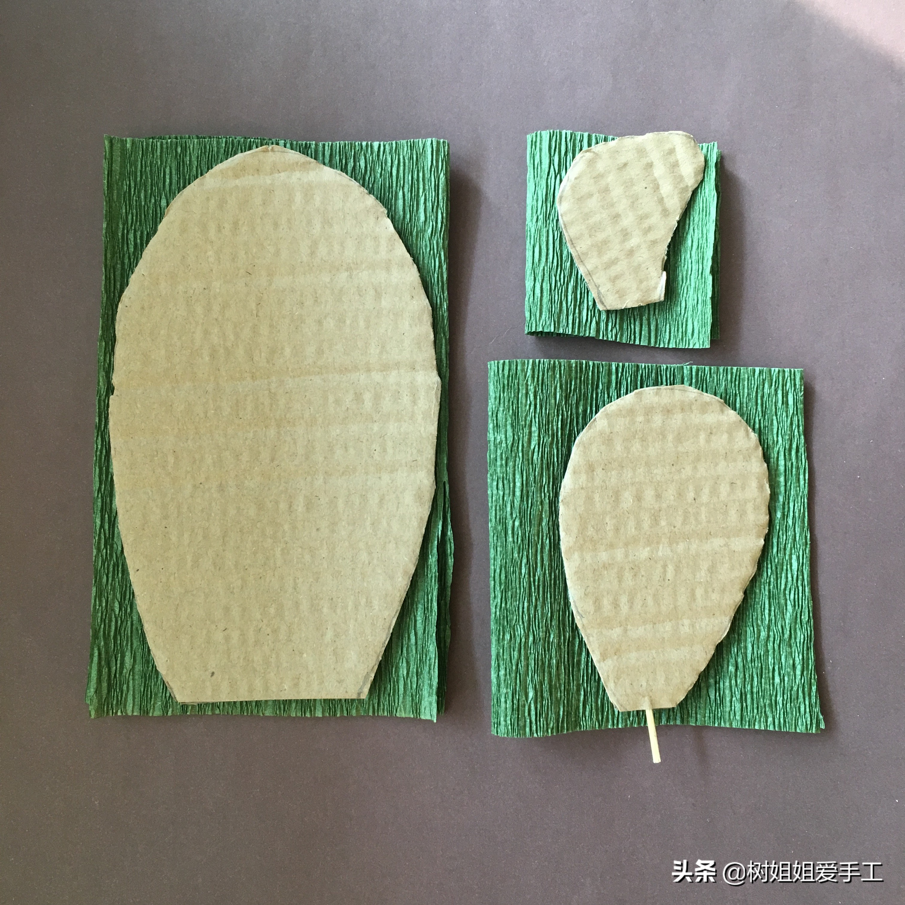 利用废酒瓶做的盆景,用废弃的缸做盆景