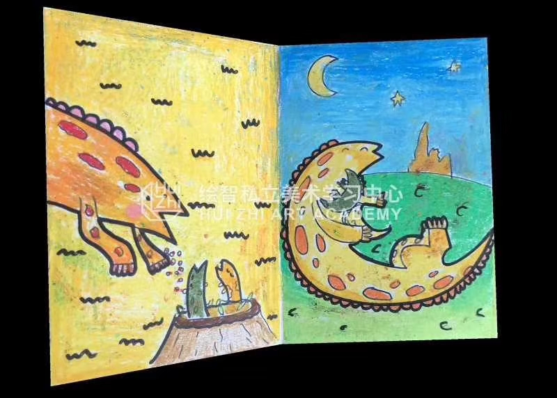 绘智美术作品,绘智美术学校