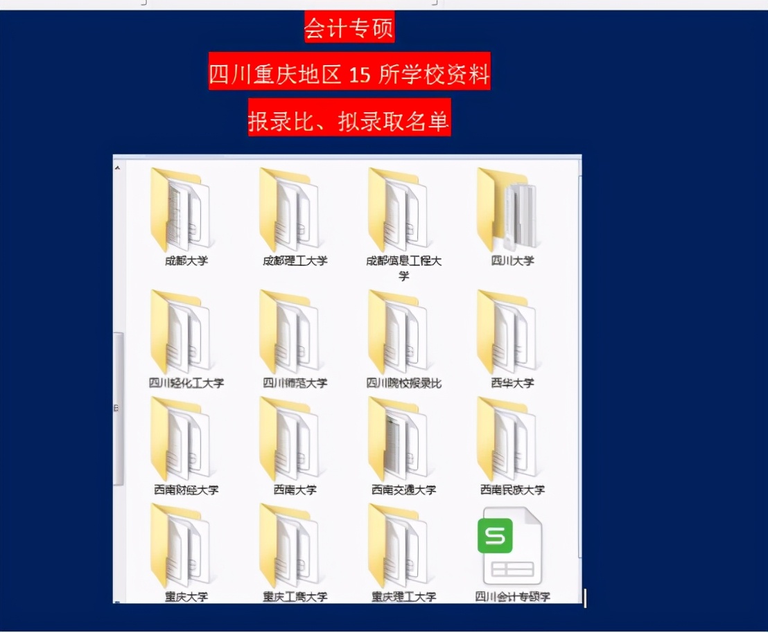 重庆会计专业考研学校,重庆科技大学会计专硕