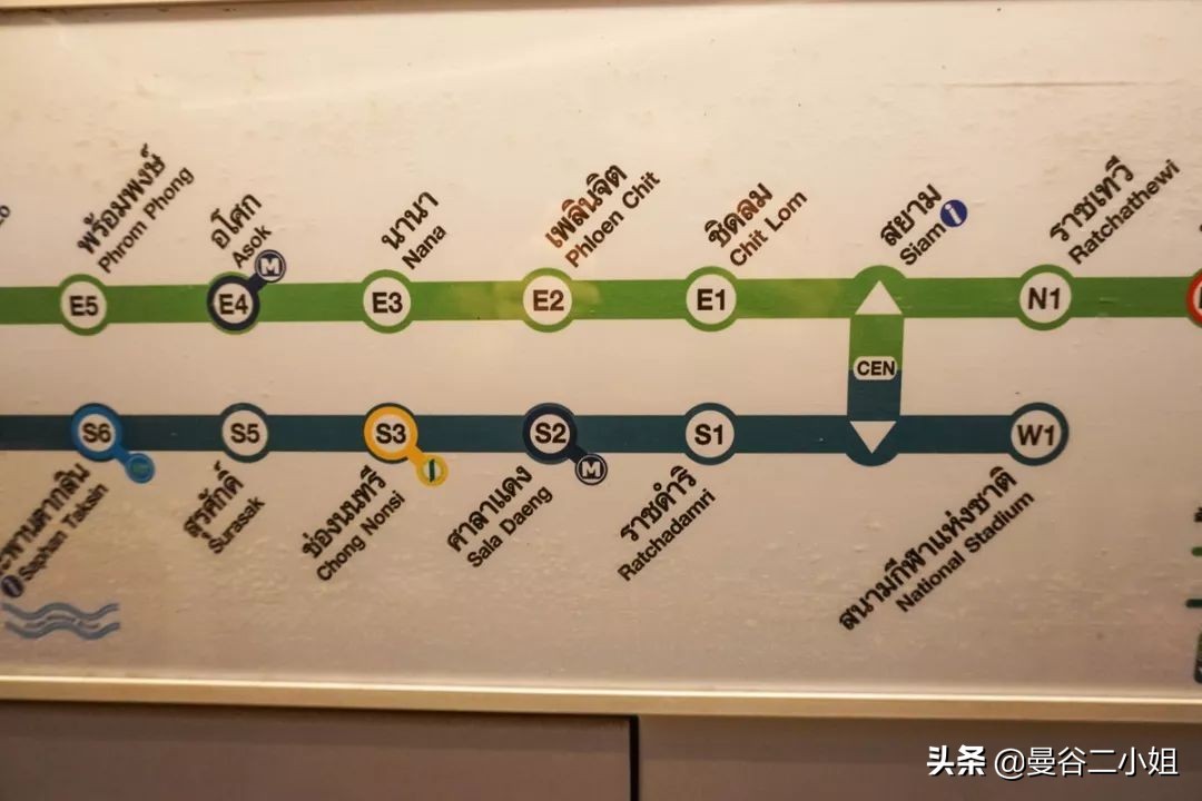 曼谷bts线路图高清版,泰国曼谷bts攻略