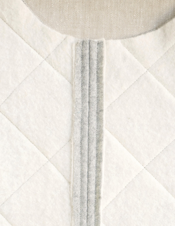 无侧缝背心裁剪缝制,梭织背心缝制教程