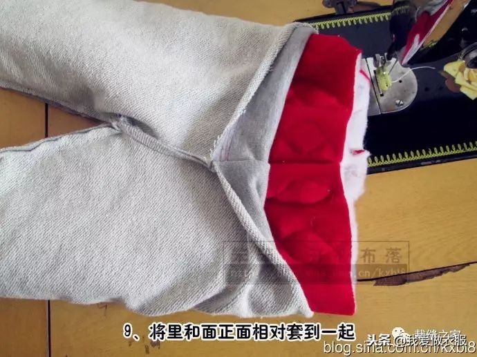 儿童棉裤缝制教程,男士双层棉裤的裁剪图