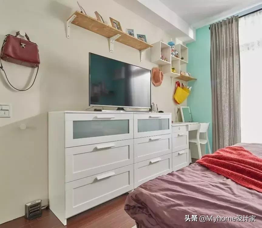 宜家旧房改造翻新书房,宜家书桌梳妆台