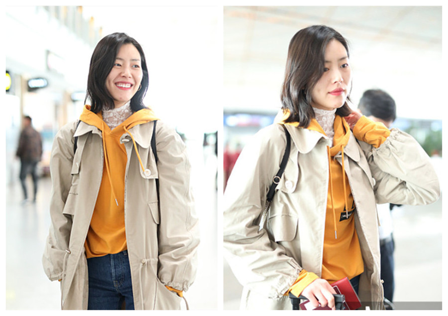 超模也扛不住？让神颜娜扎败下阵的打底衫，刘雯穿上竟也是土气！