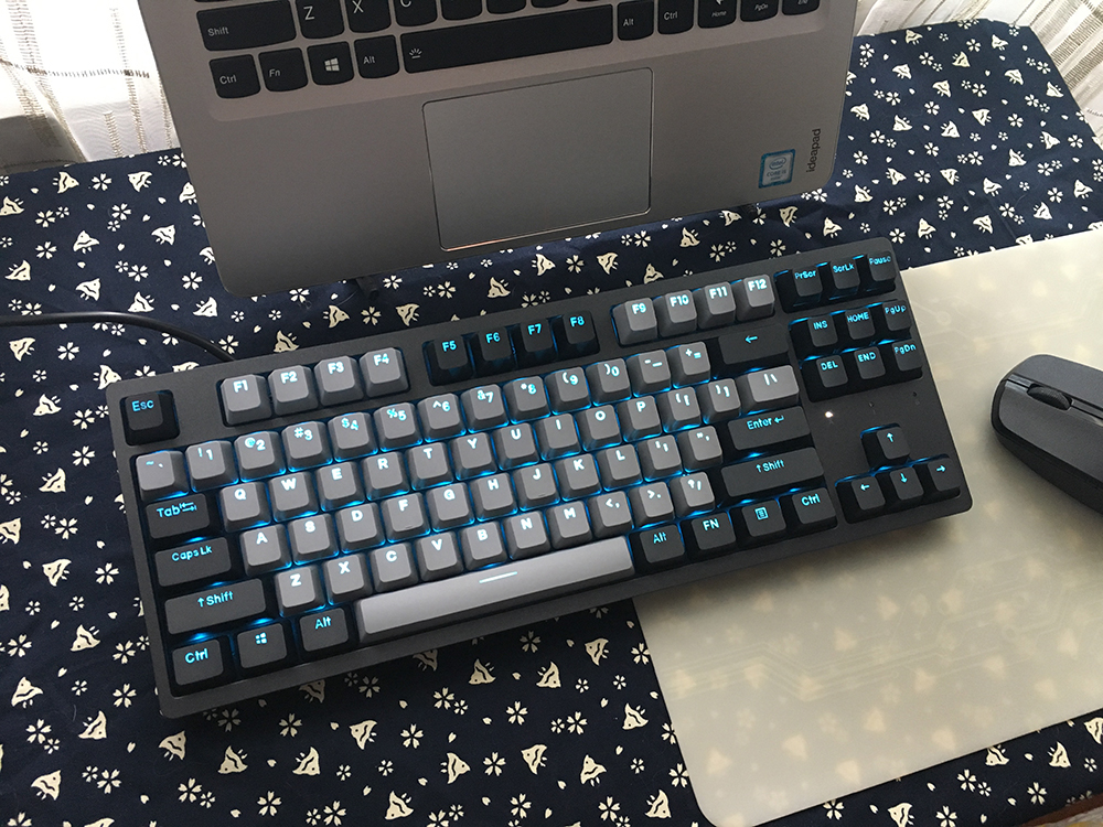 达尔优机械键盘a87茶轴,会转换的键盘