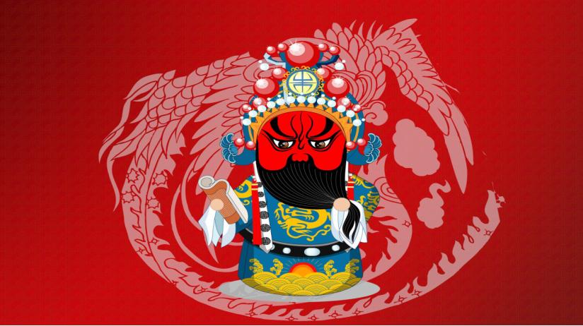 中国脸谱创意儿童画,儿童画创意教程