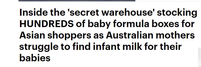 中国代购有多疯狂,中国代购扫光奶粉事件