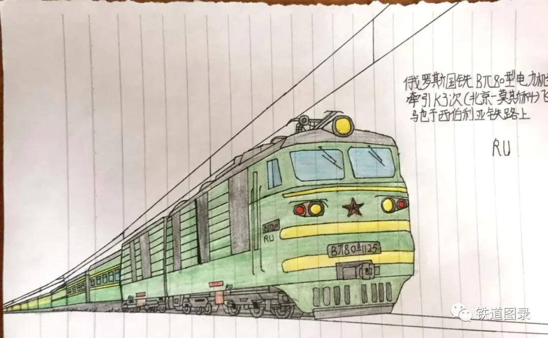 铁路人文:手绘火车