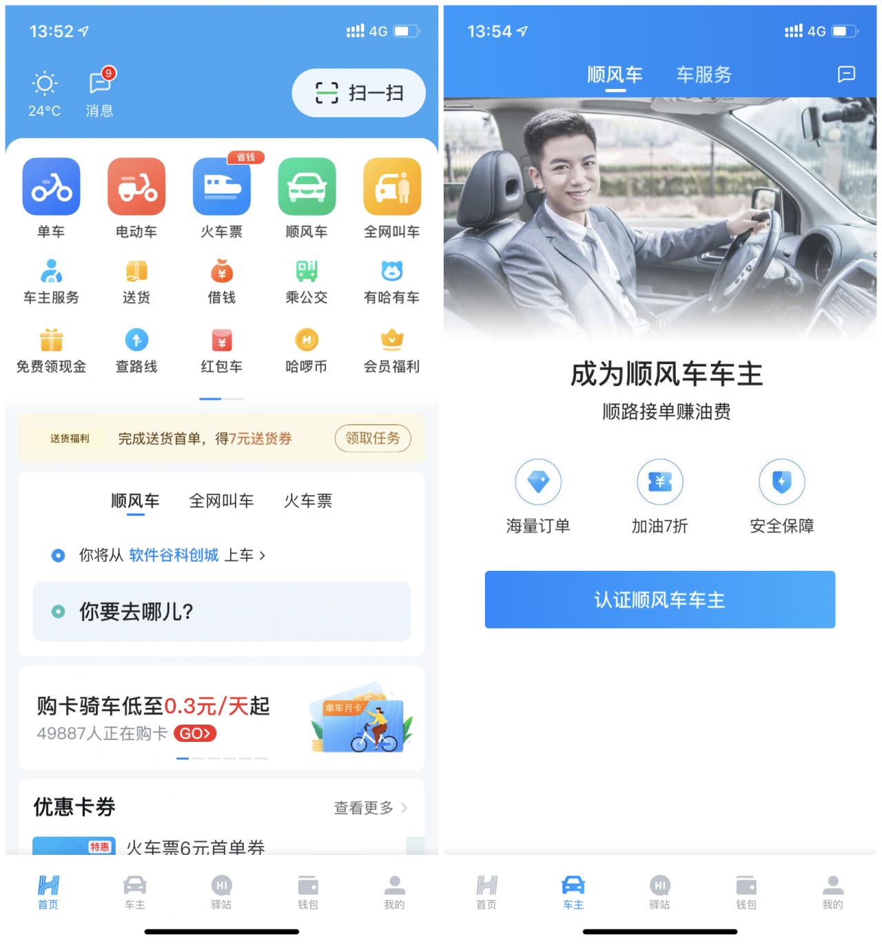 哈啰出行逆袭之路,哈啰出行哪些地方上线了