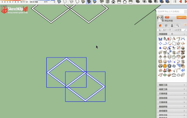 10分钟sketchup建模教程,sketchup建模思路
