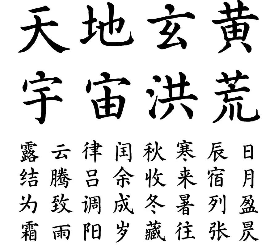 如何练出好看的字体,颜体适合初学的字
