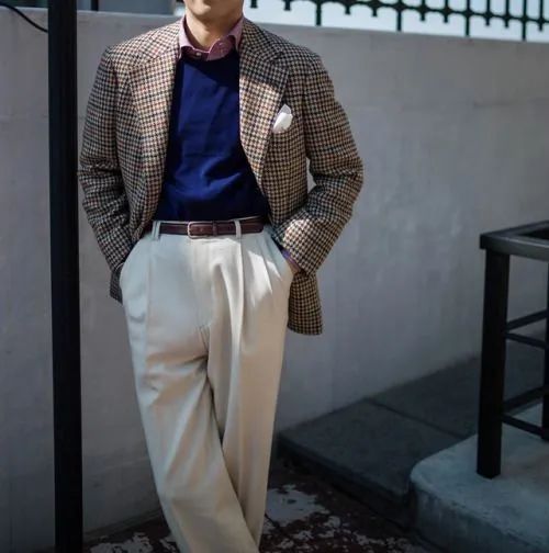 收褶裤子显瘦,复古阔腿百褶裤