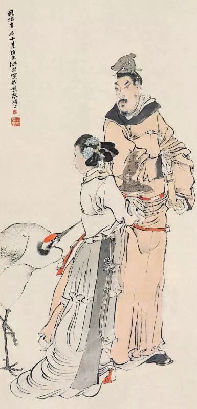 线条无人超越的大师任伯年 (任伯年线条作品)