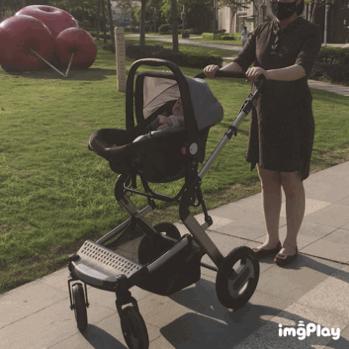 永久高景观婴儿车双向可折叠,性价比最高的高景观婴儿车
