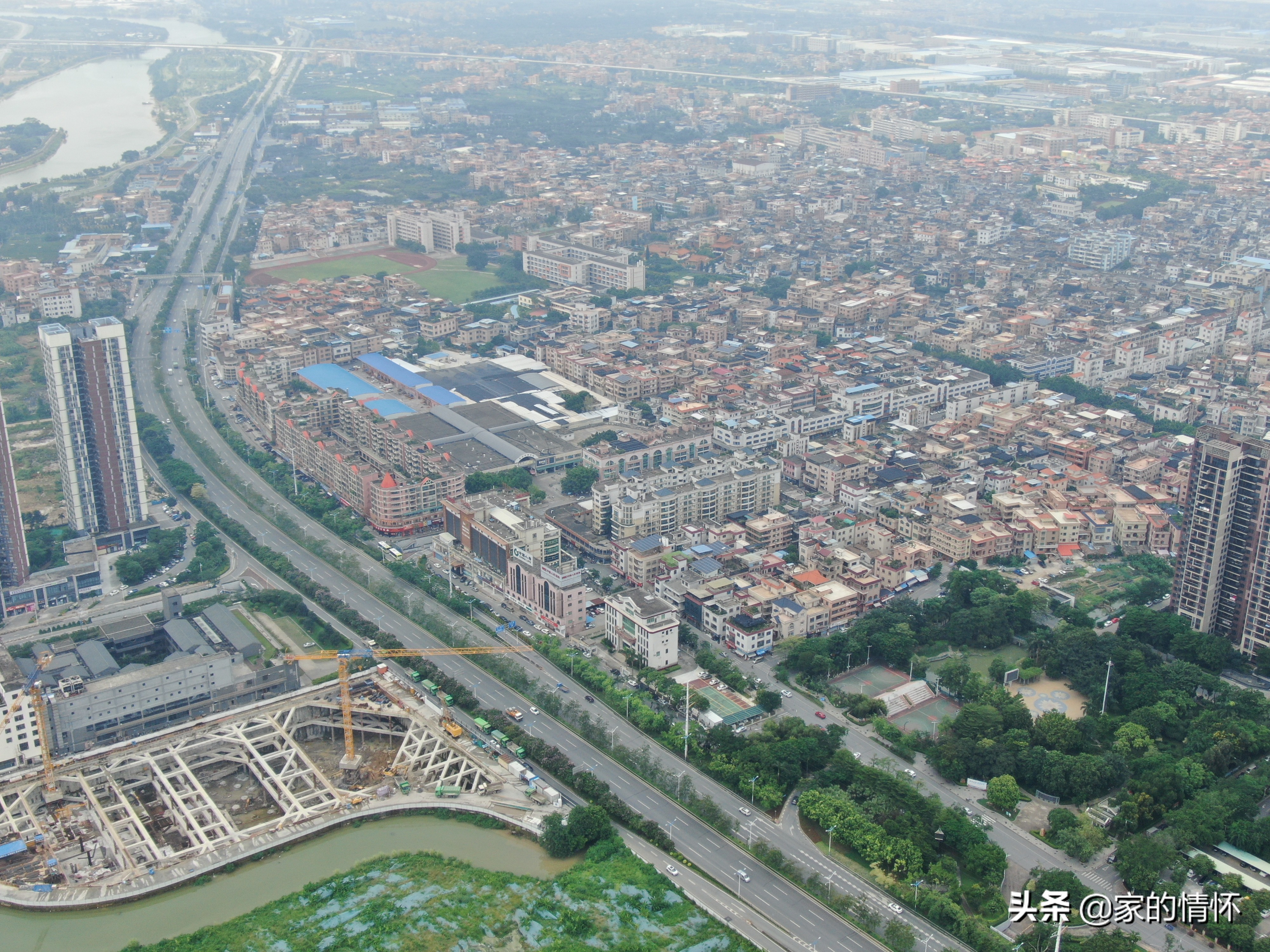 广东佛山市顺德区陈村镇高清图,佛山市陈村航拍夜景