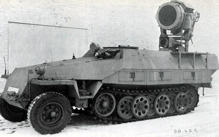 二战德军单兵夜视仪,二战时期德军夜视仪