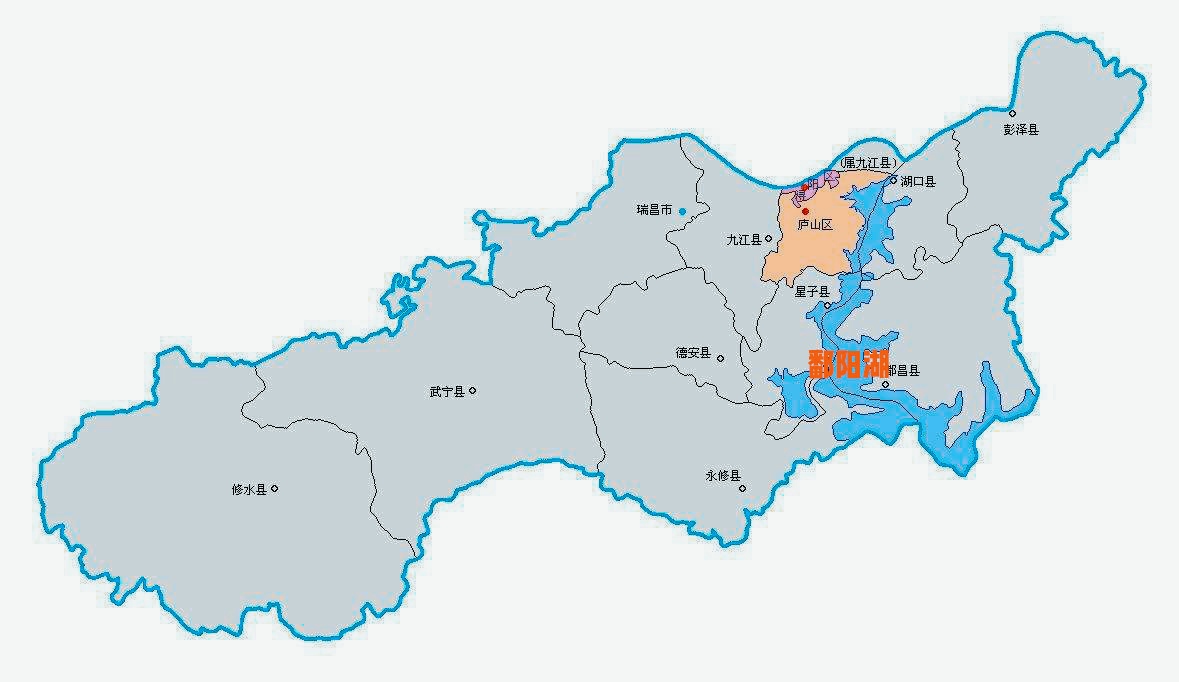 A用了B的名字，B只能改名，星子县成了庐山市，庐山区成了濂溪区