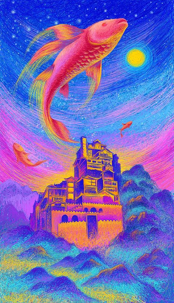 描摹梦境的魔术师,靠画“圈圈”火遍全网