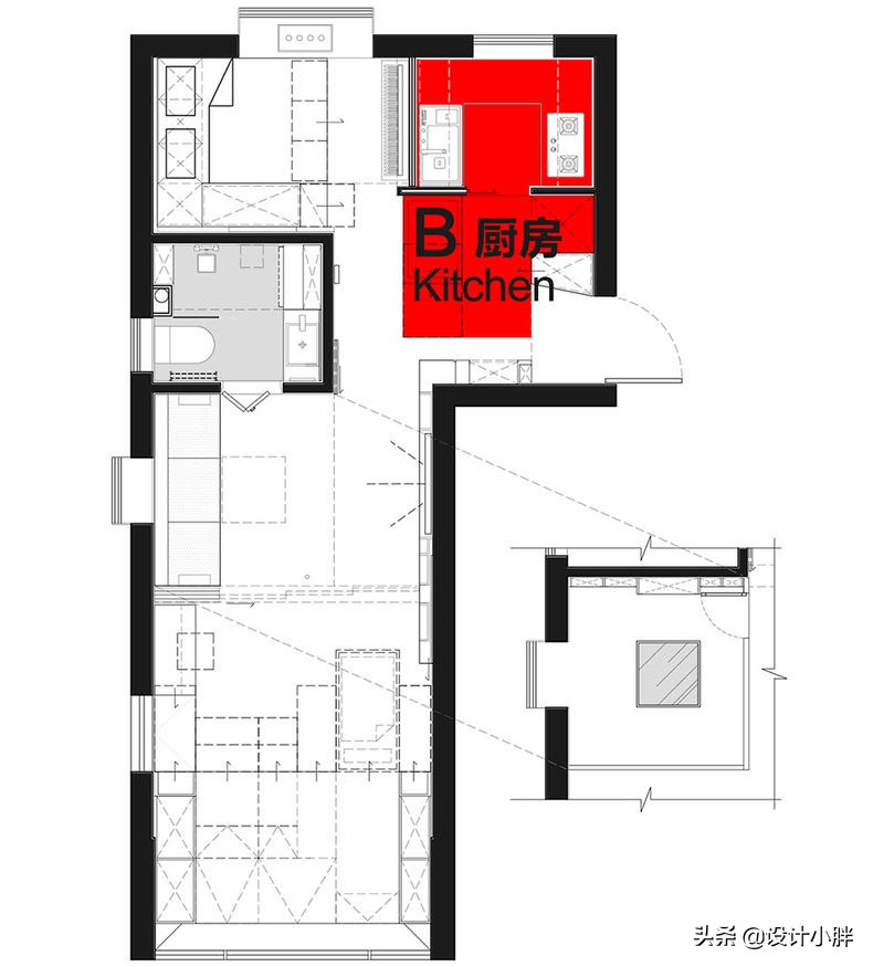 上海不到34㎡的老公房，“翠玲珑”设计，竟容纳祖孙三代五口人