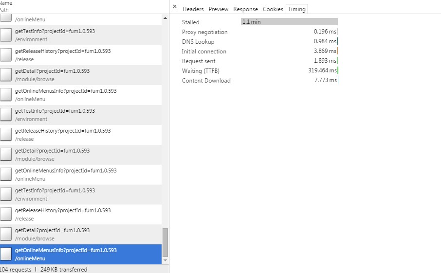 关于请求被挂起页面加载缓慢问题的追查
