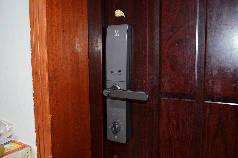 云米互联智能锁安装细节,云米智能门锁锁体是内外一体吗