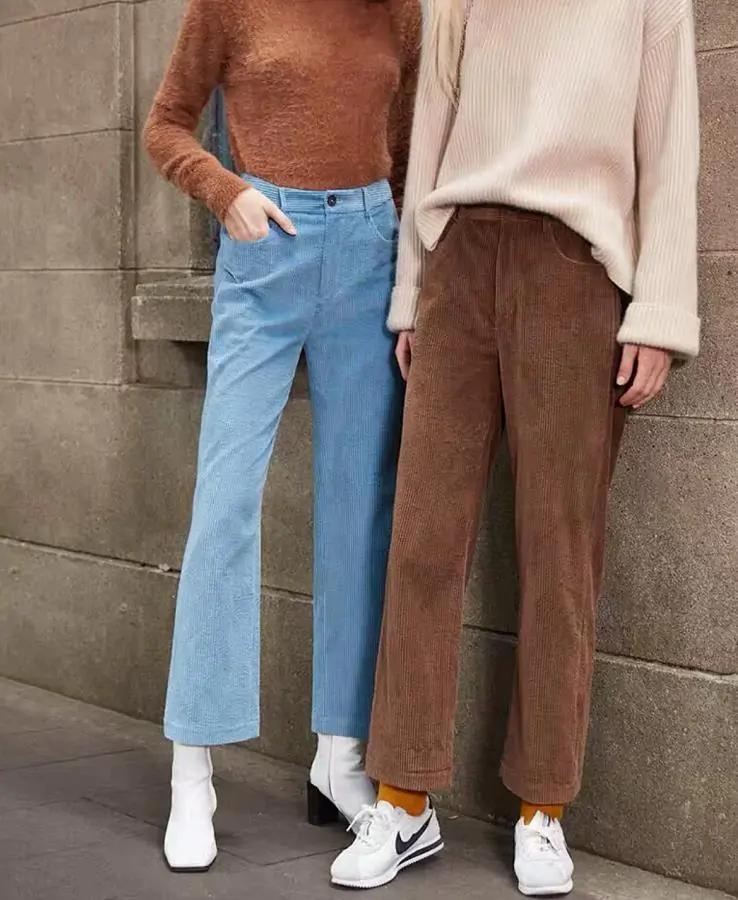 高个子胖女生裤子显瘦推荐秋冬,冬季胖女人穿什么裤子好看又显瘦