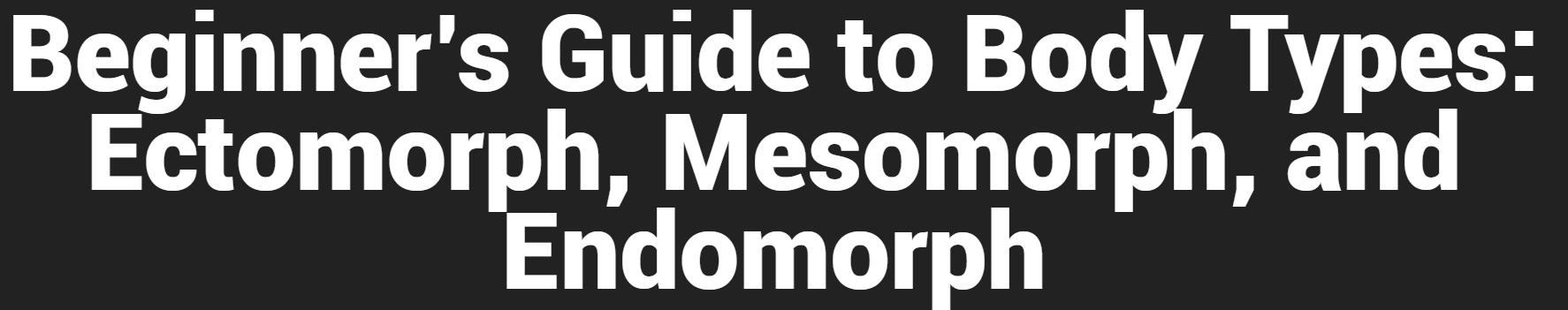 内胚型中胚型外胚型体质区分,内胚型体型